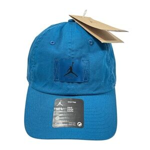 Jordan Club Cap Adjustable Dad Hat Industrial Blue NWT